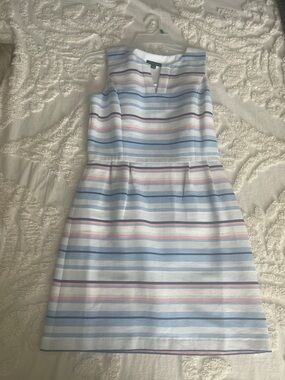 Tommy Hilfiger spring dress White, Blue and Pink Stripes